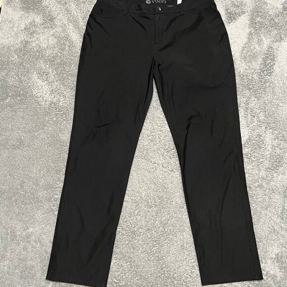 Vuori Meta Pants Mens 36 x30 Black Slim Fit Athletic Casual Stretch V430 - Picture 1 of 12